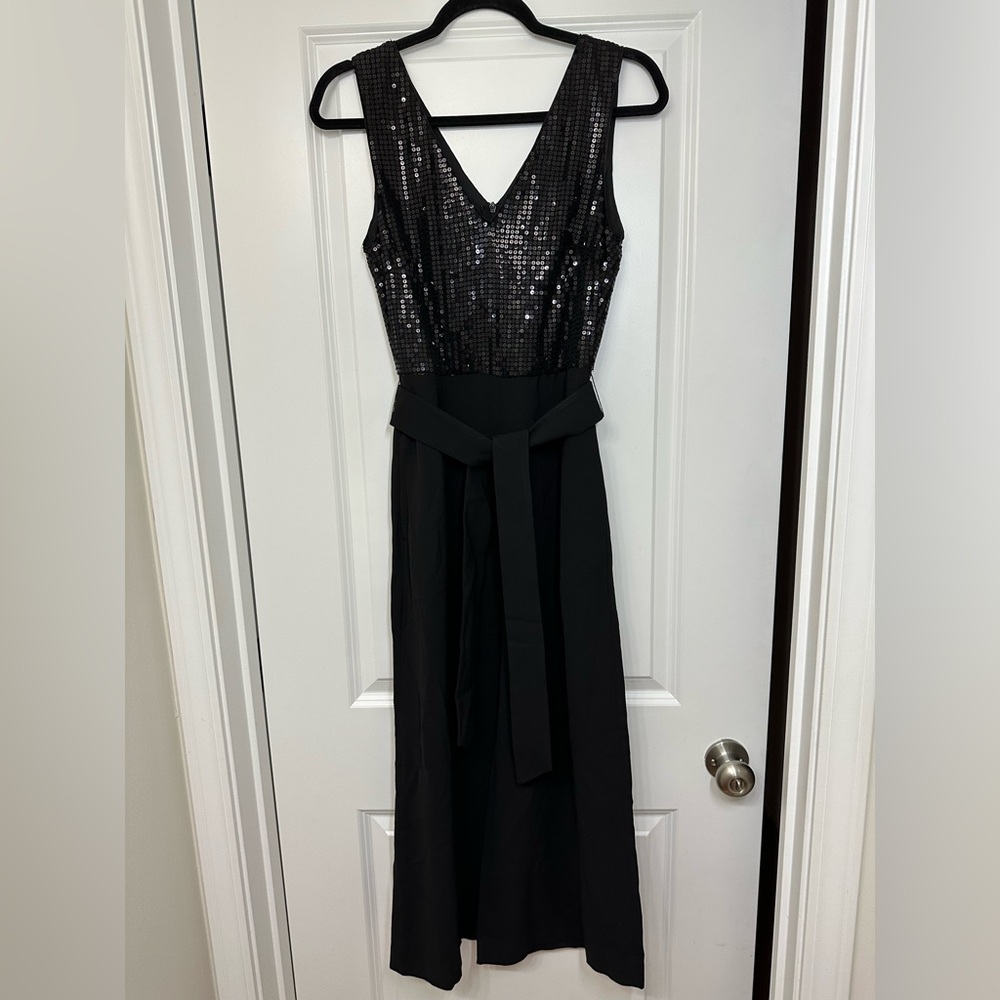 HM Sequin Black Pant Romper Sz 2 #322